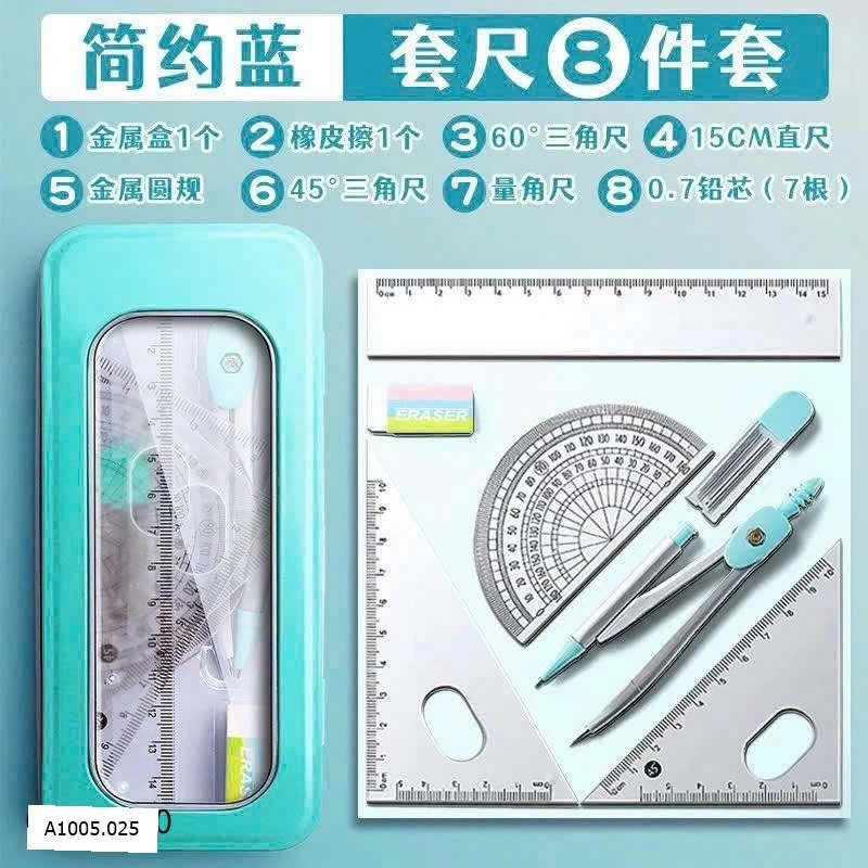 SET 8 MÓN DỤNG CỤ HỌC TẬP Sỉ 35k/set