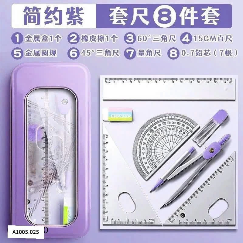 SET 8 MÓN DỤNG CỤ HỌC TẬP Sỉ 35k/set