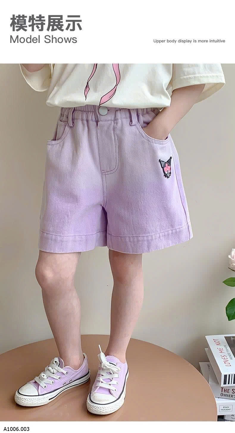 QUẦN SHORT JEAN KURROMI   Sỉ 125k