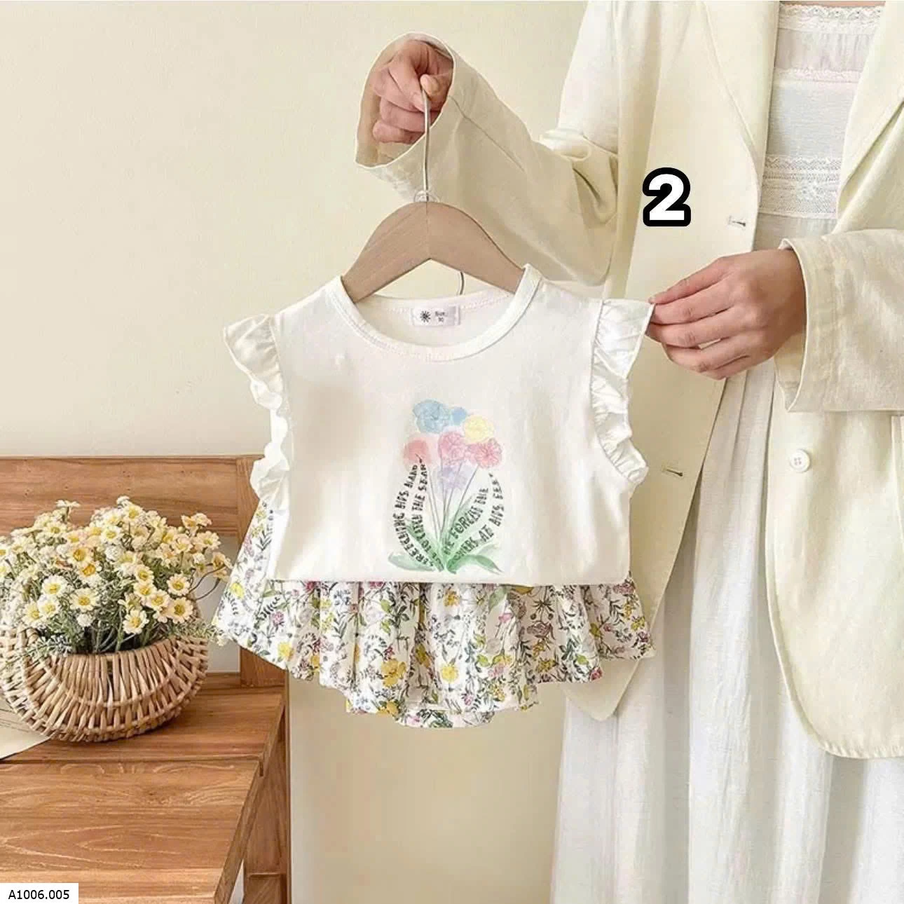 ÁO HOA SÁT NÁCH  Sỉ 90k 