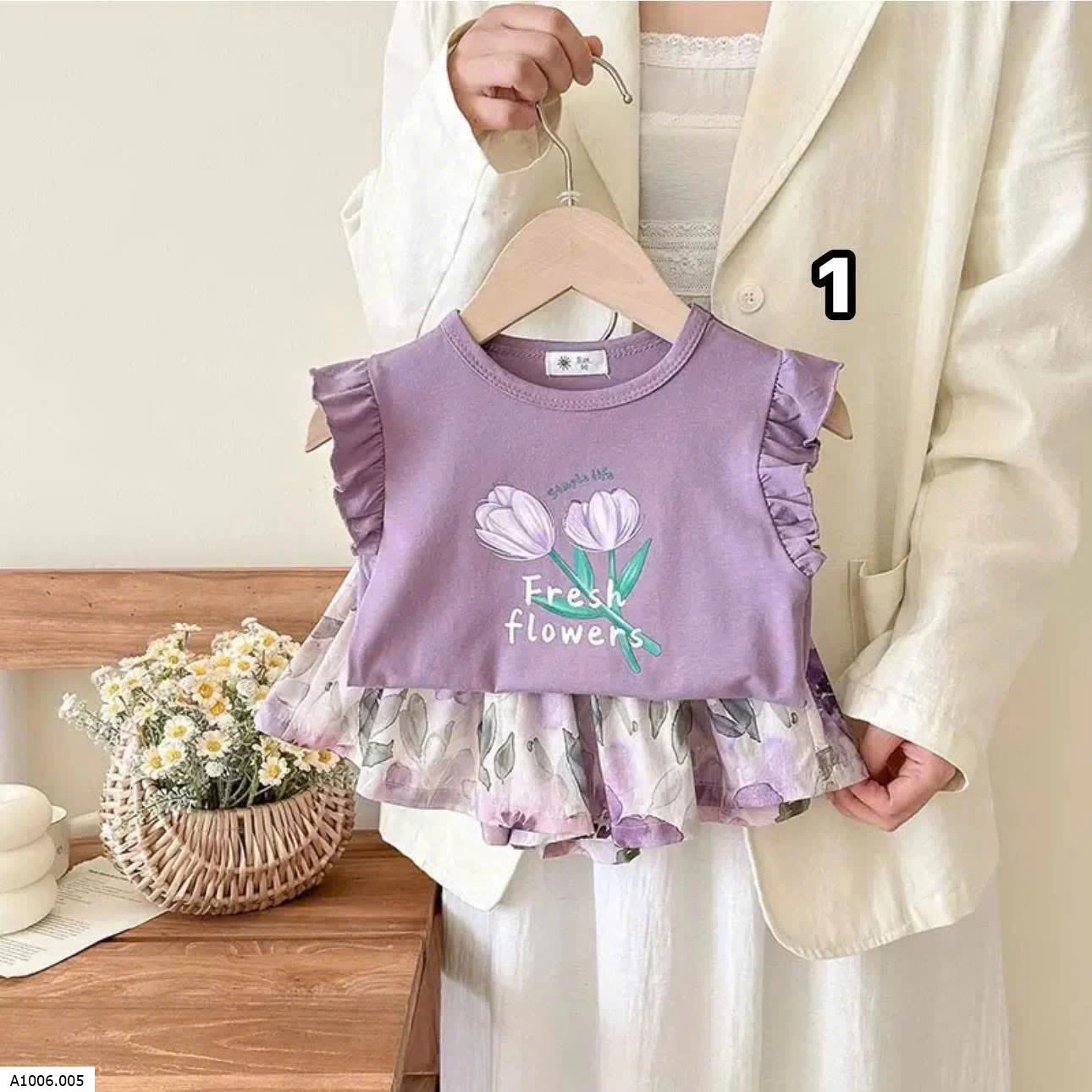 ÁO HOA SÁT NÁCH  Sỉ 90k 