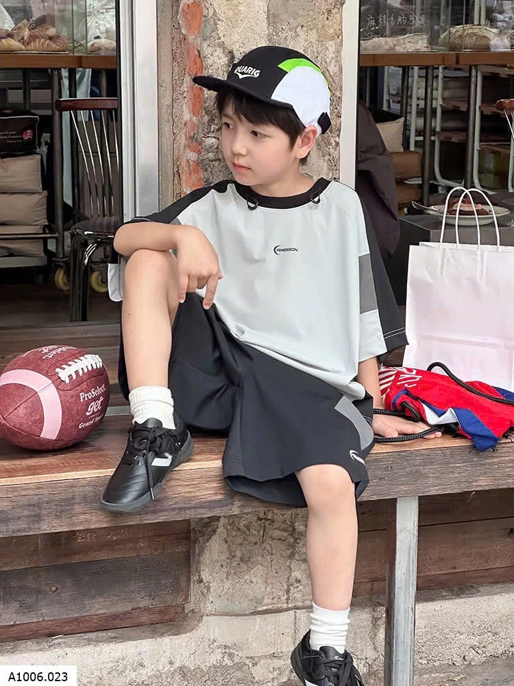  SET THỂ THAO BÉ TRAI AMBB  Sỉ Giá: 90-150: 175k / 160: 190k / 170: 204k