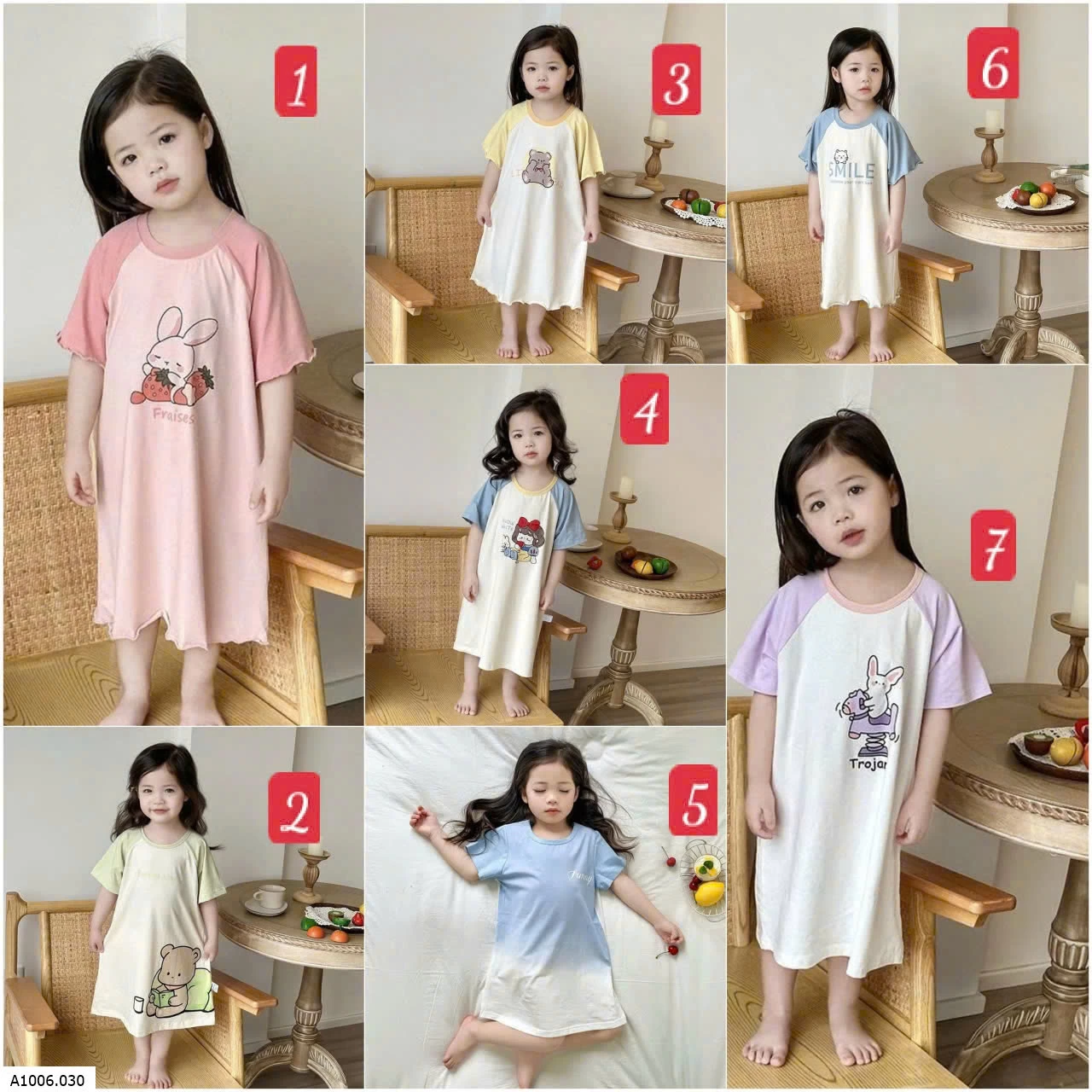 VÁY XUÔNG BÉ GÁI    Sỉ 113k