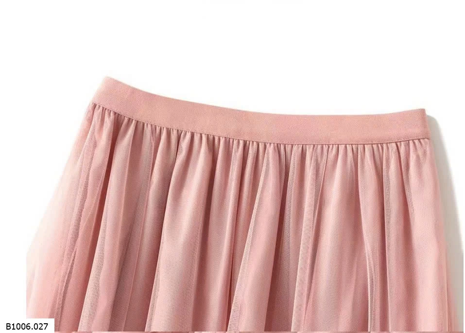  CHÂN VÁY LƯỚI DÁNG DÀI  freesz    Sỉ 168k 