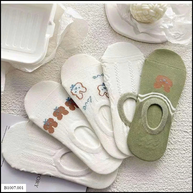 SET 10 ĐÔI TẤT CHO NỮ Sỉ giá 48k/sét 10 đôi mix