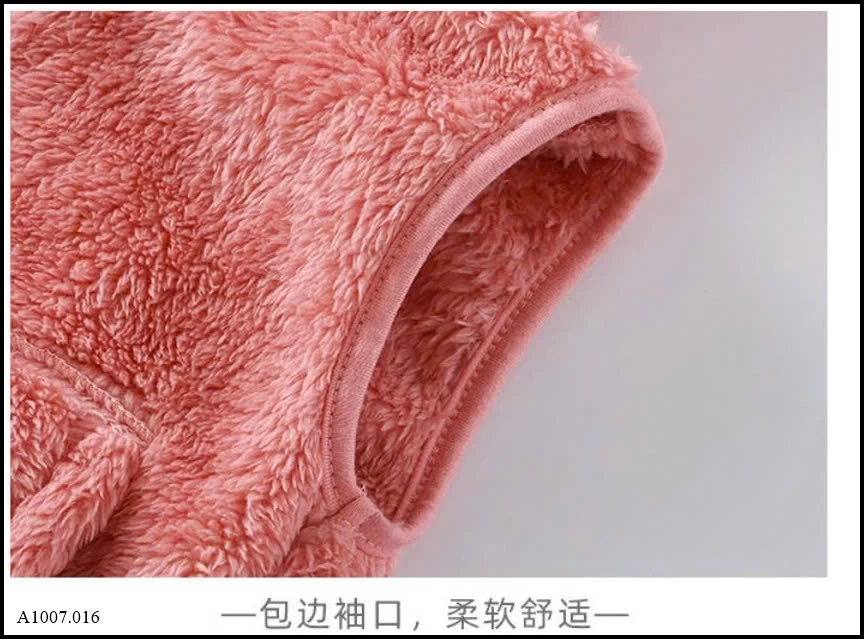  ÁO KHOÁC GILE TAI GẤU CHO BÉ    Sỉ giá 93K