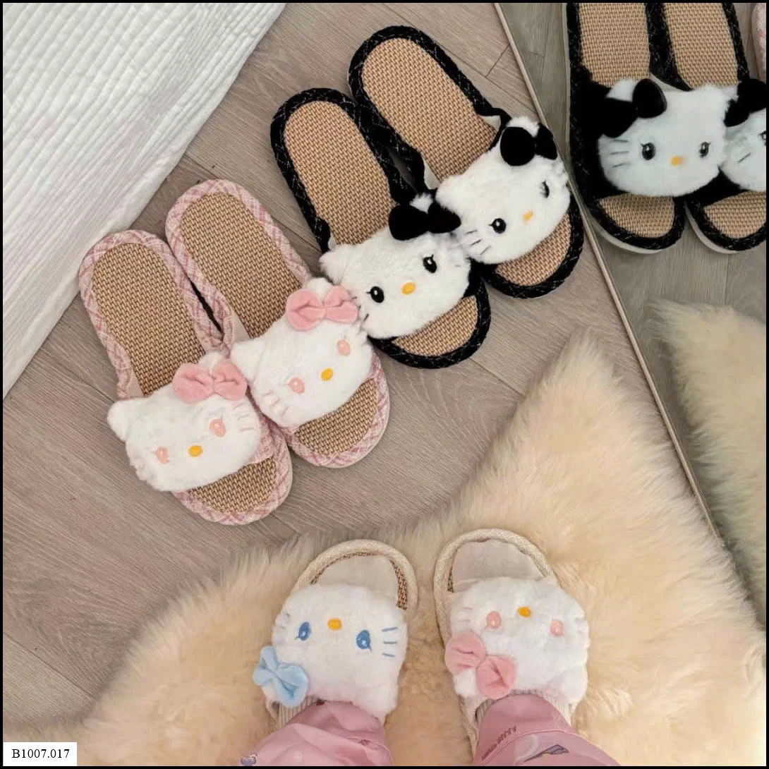 DÉP ĐI TRONG NHÀ HELLO KITTY   Sỉ giá 52K