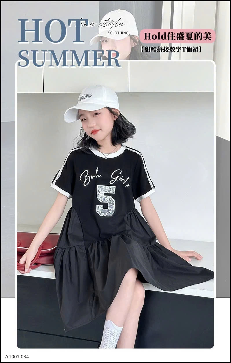 VÁY LIỀN THÂN BÉ GÁI Sỉ giá 175k