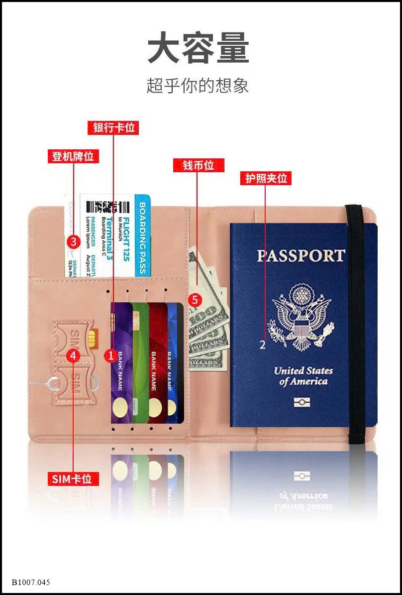 VÍ ĐỰNG PASSPORT Sỉ giá 40k