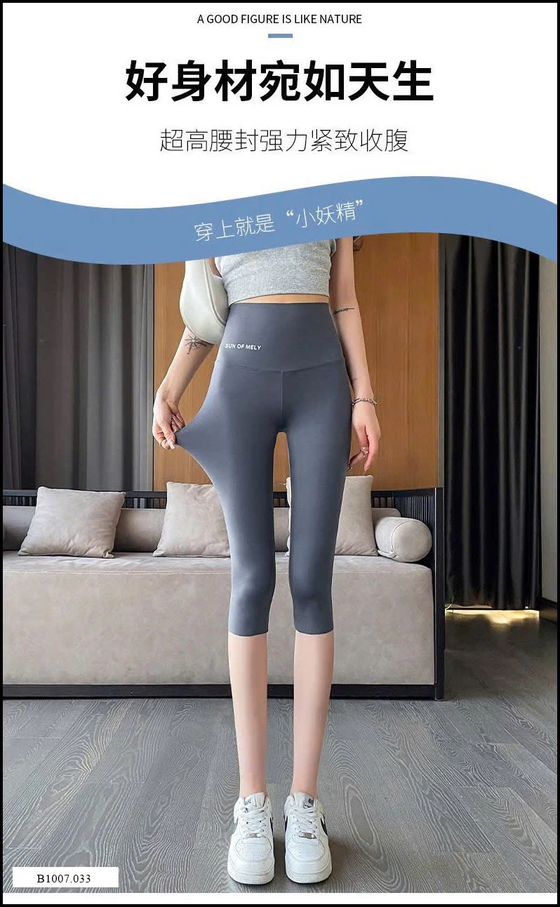 Quần legging dáng lỡ – gen bụng nhẹ, tôn dáng cực xinh  Sỉ giá 50k