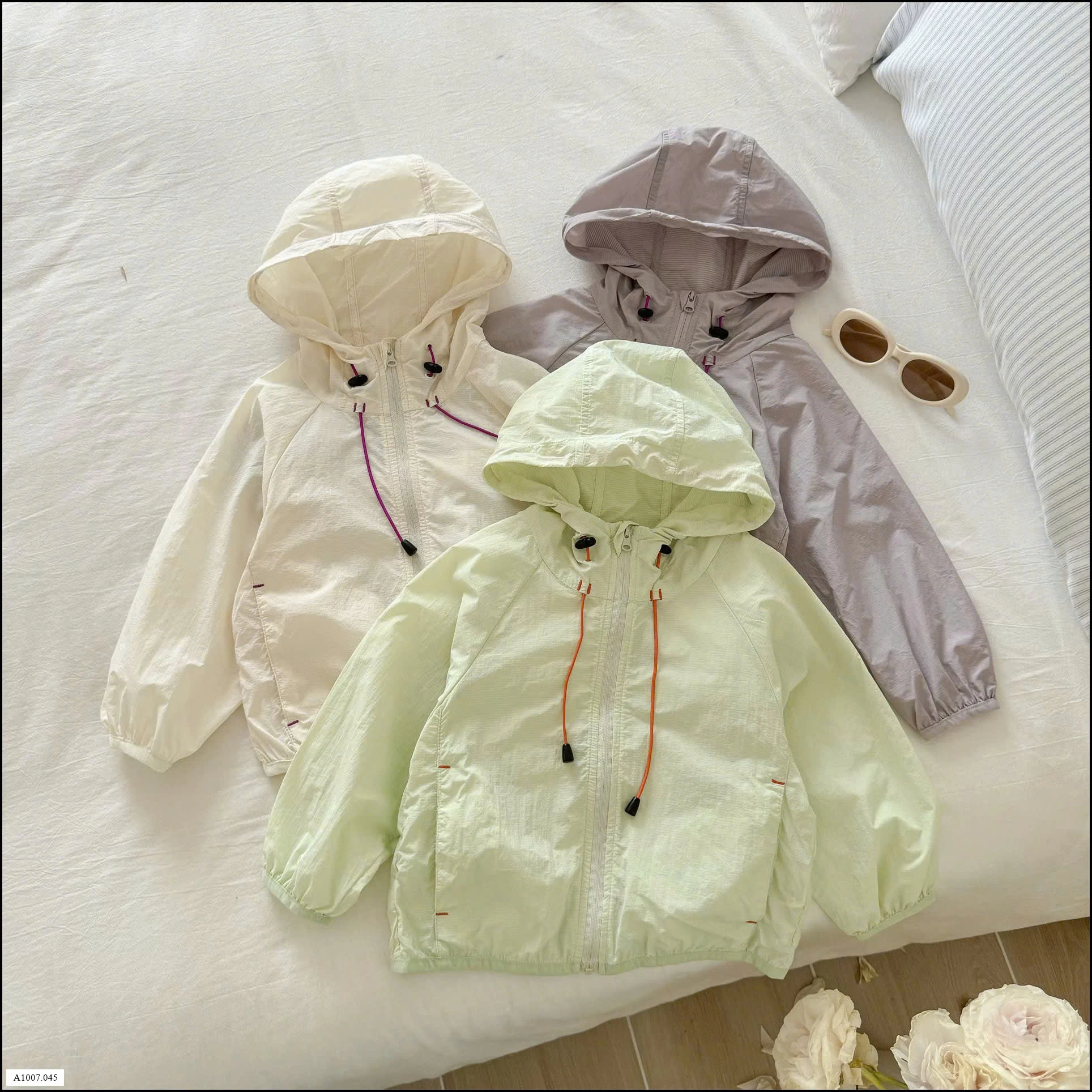 ÁO KHOÁC MỎNG CHỐNG NẮNG NINGLI Sỉ giá 158k