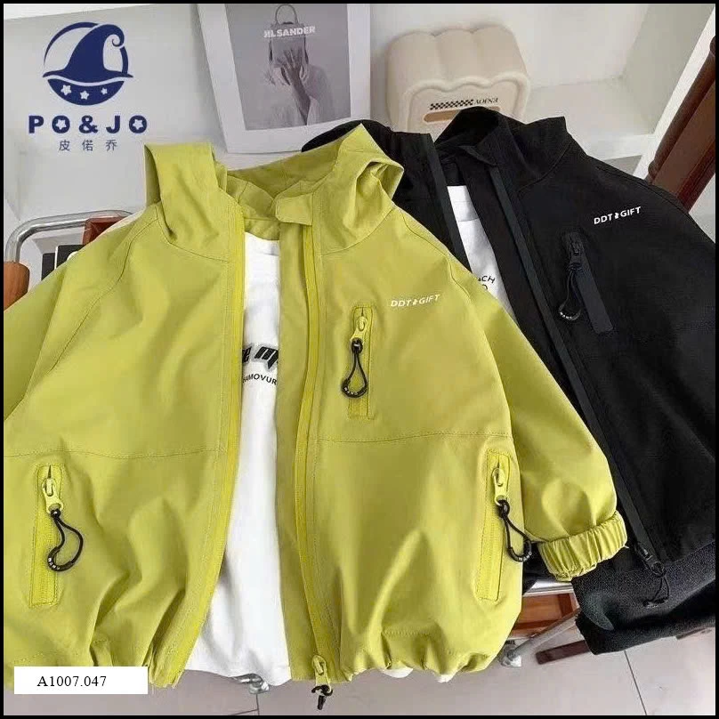 ÁO GIÓ 2 LỚP CHO BÉ QCCC  Sỉ giá 155