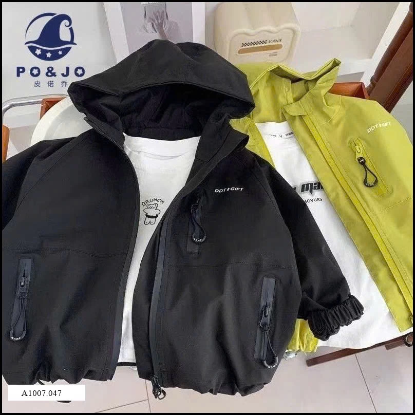 ÁO GIÓ 2 LỚP CHO BÉ QCCC  Sỉ giá 155