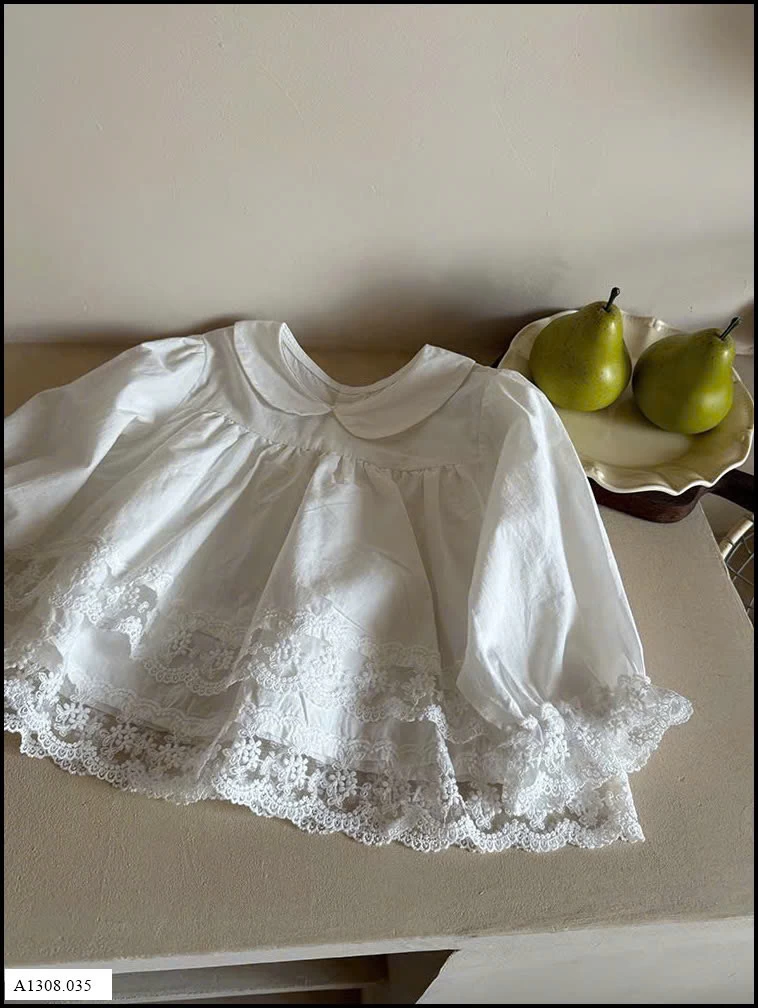 ÁO SƠ MI BABYDOLL PHỐI REN  Giá sỉ 188k