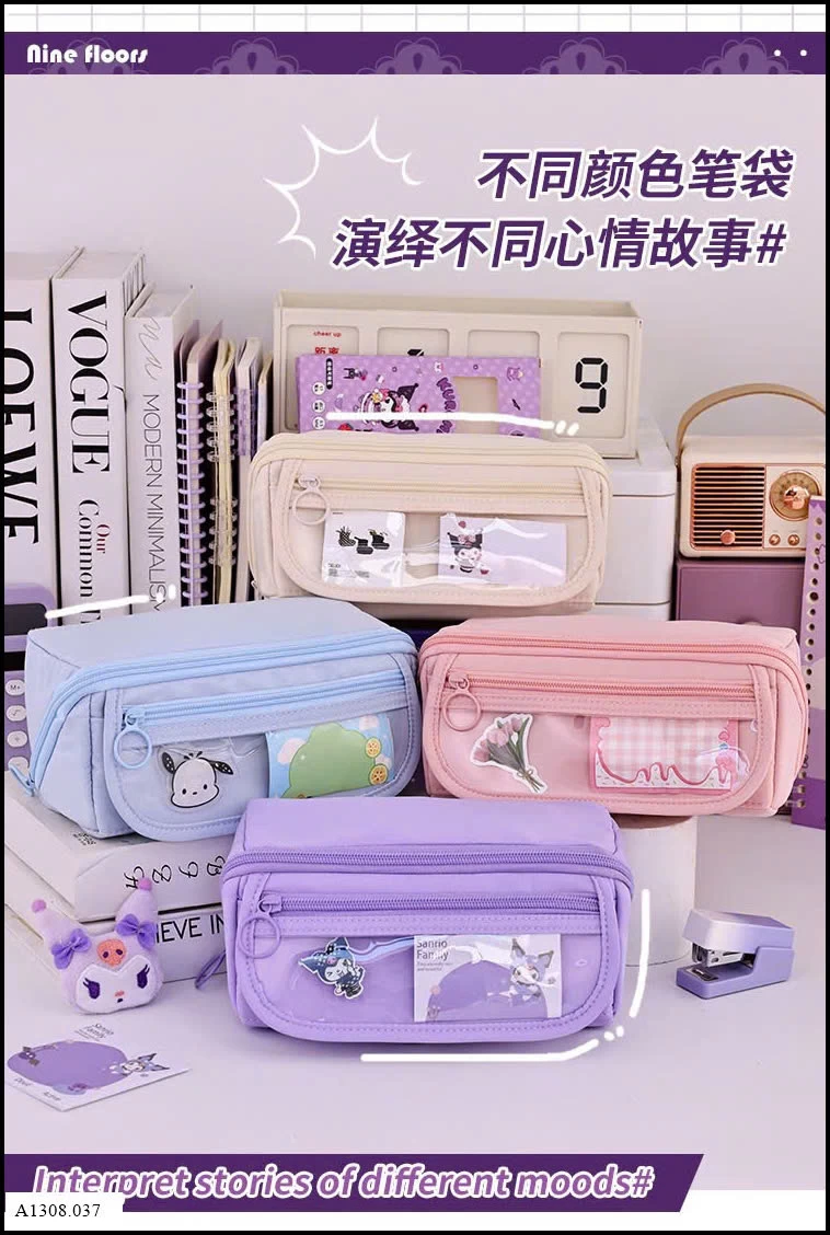 HỘP BÚT HOẠT HÌNH NHIỀU NGĂN  Giá sỉ 51k
