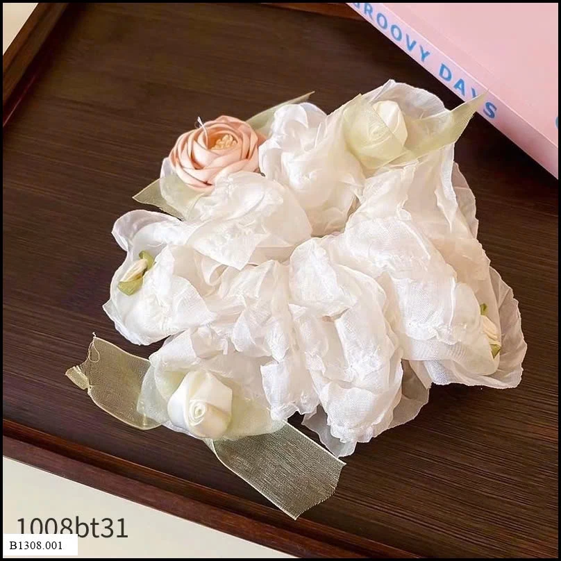 DÂY BUỘC TÓC HOA CHO NỮ   Giá sỉ 45k/2c