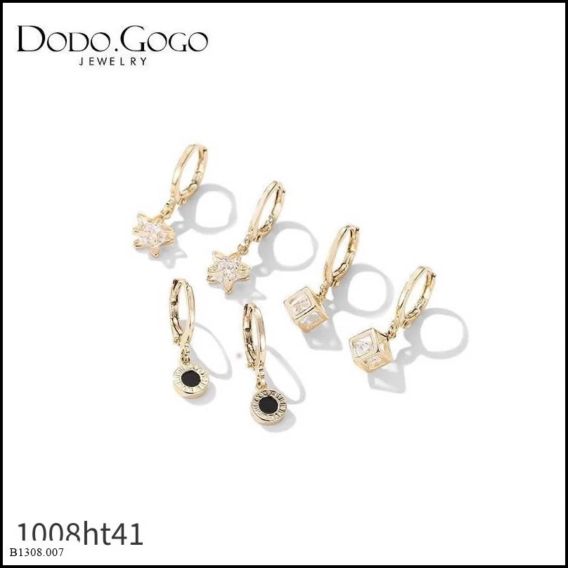 SET 3 ĐÔI BÔNG TAI DODO.GOGO   Giá sỉ 125k