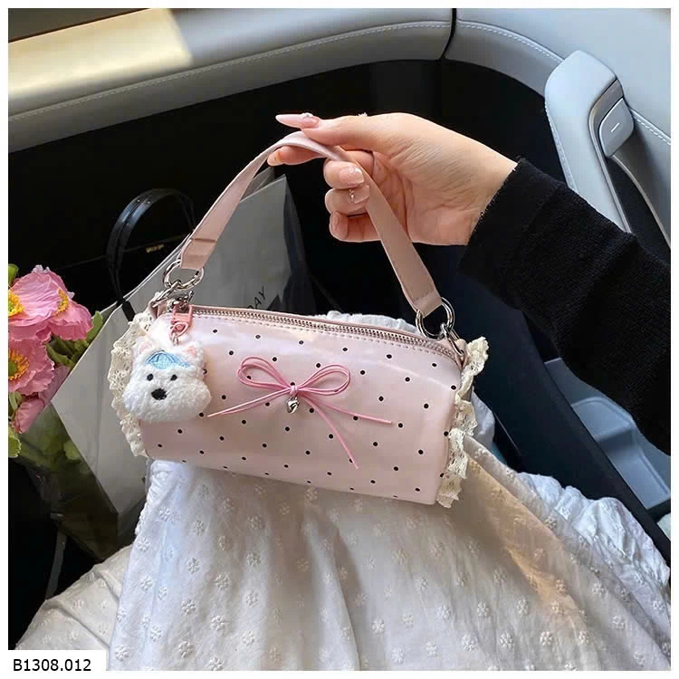TÚI XÁCH NƠ CHẤM BI CHO NỮ  Giá sỉ giá  sz bé: 112k sz to: 121k 