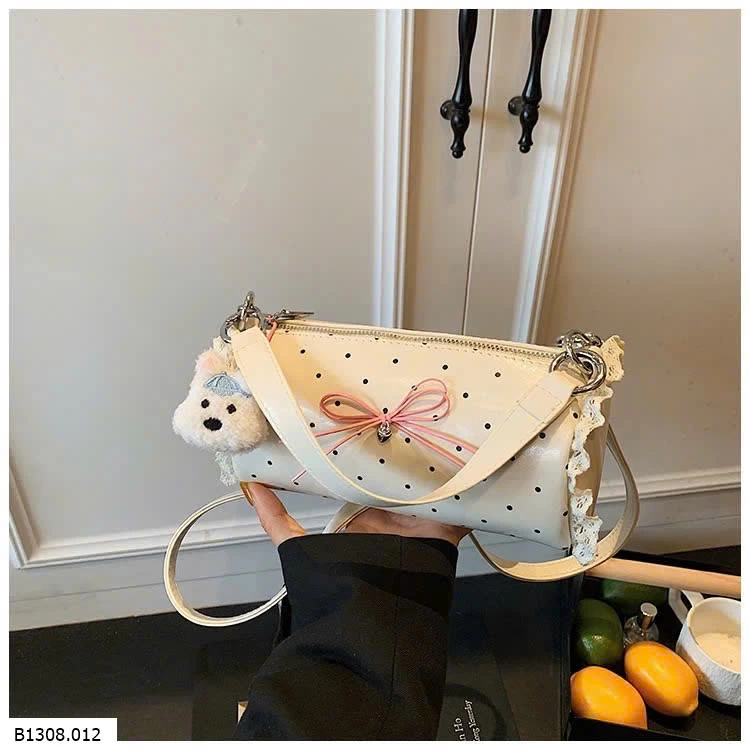 TÚI XÁCH NƠ CHẤM BI CHO NỮ  Giá sỉ giá  sz bé: 112k sz to: 121k 