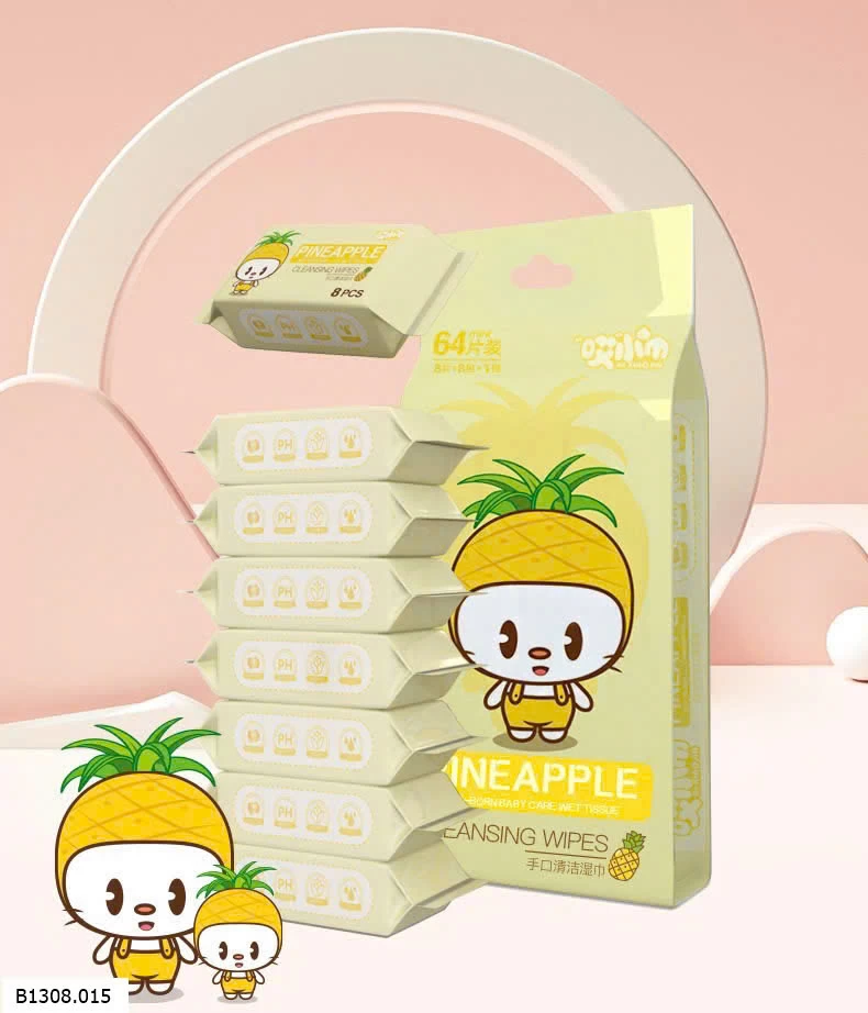 KHĂN GIẤY ƯỚT MINI BỎ TÚI   Giá sỉ giá 68k/set 3 túi