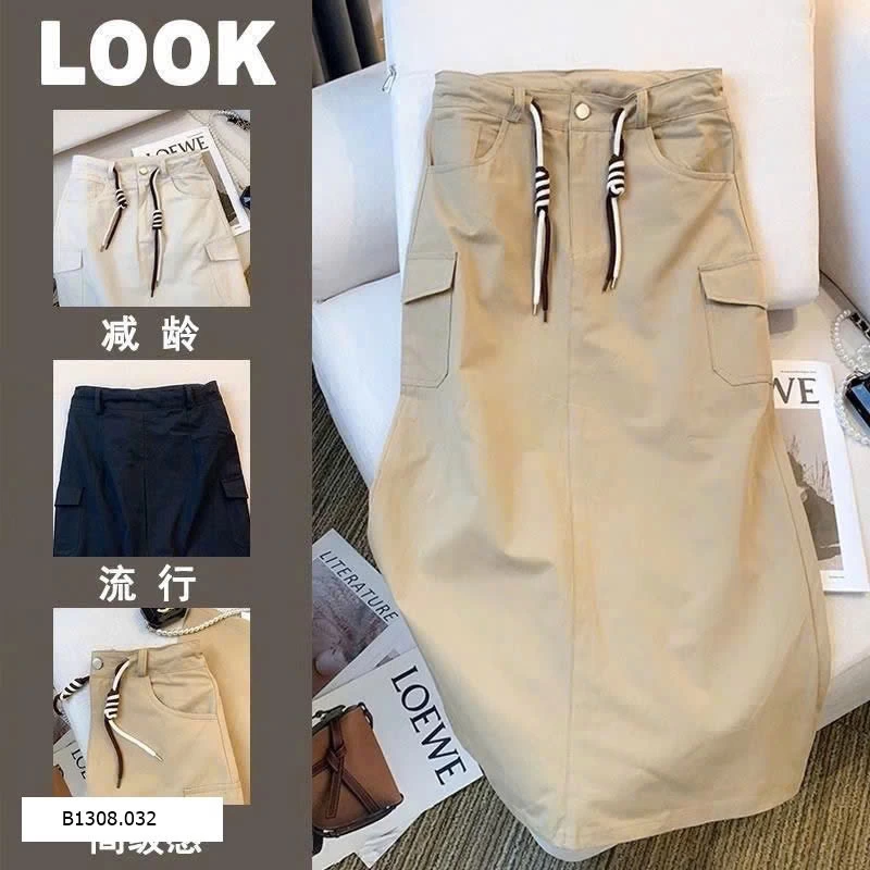 CHÂN VÁY SUÔNG MIX DÂY    Giá sỉ 130k