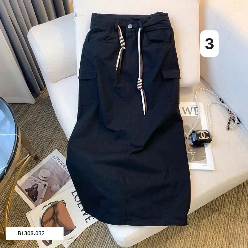 CHÂN VÁY SUÔNG MIX DÂY    Giá sỉ 130k