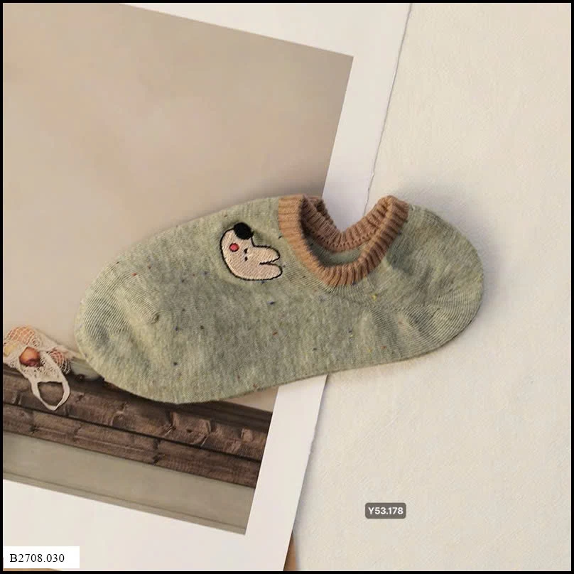 COMBO 20 TẤT LƯỜI CỔ NGẮN   Giá sỉ 100k/set 20 đôi mix