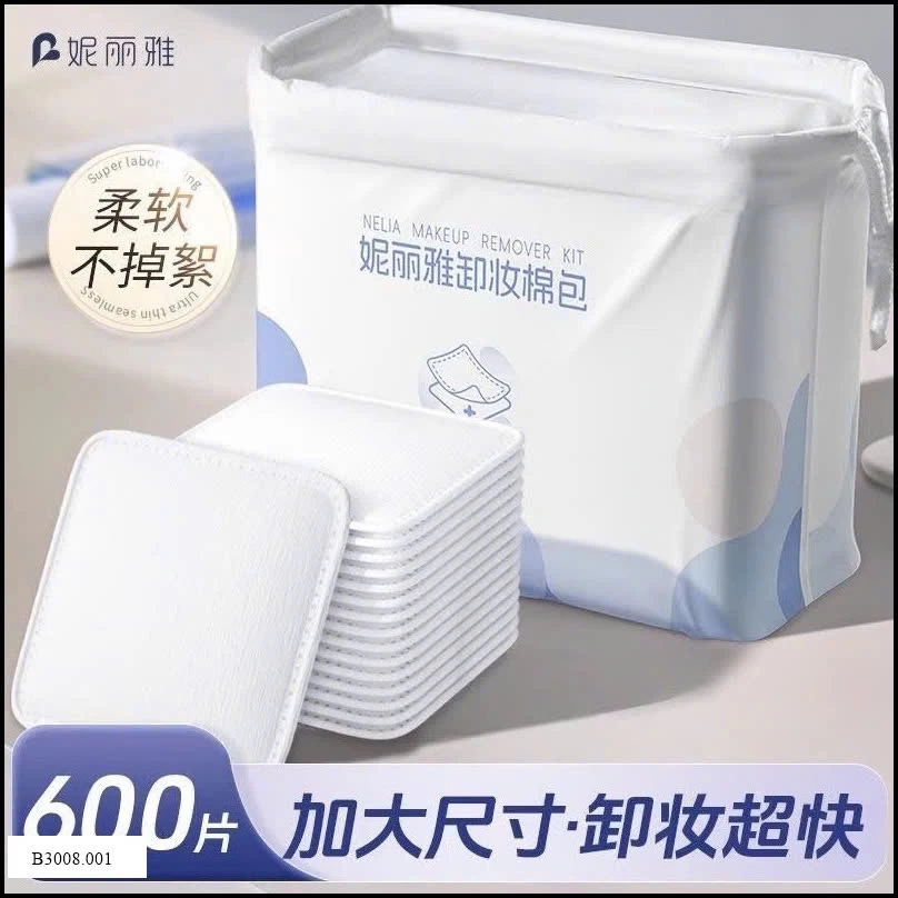 Bông tẩy trang mềm mại   Giá sỉ 105k/combo 3 gói