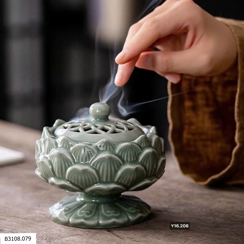 Xông trầm đài sen  Giá sỉ 145k