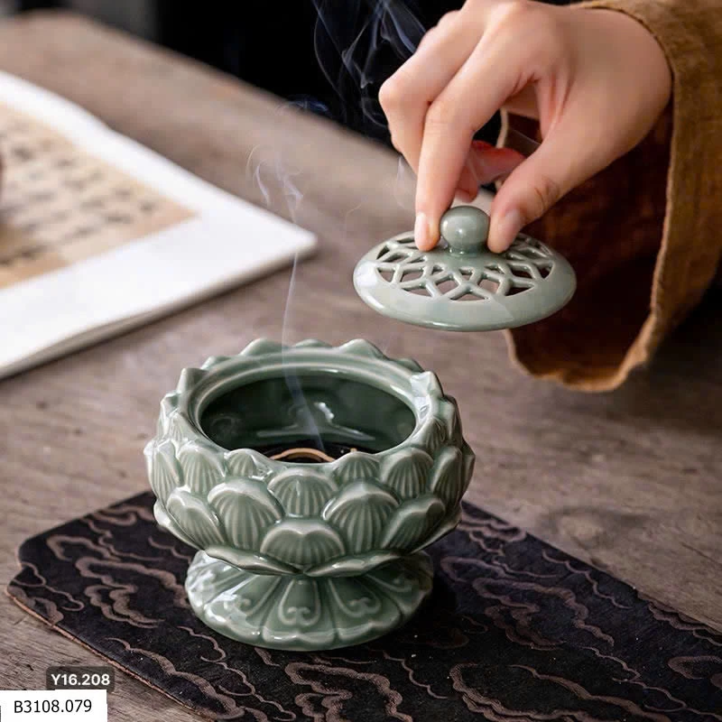 Xông trầm đài sen  Giá sỉ 145k