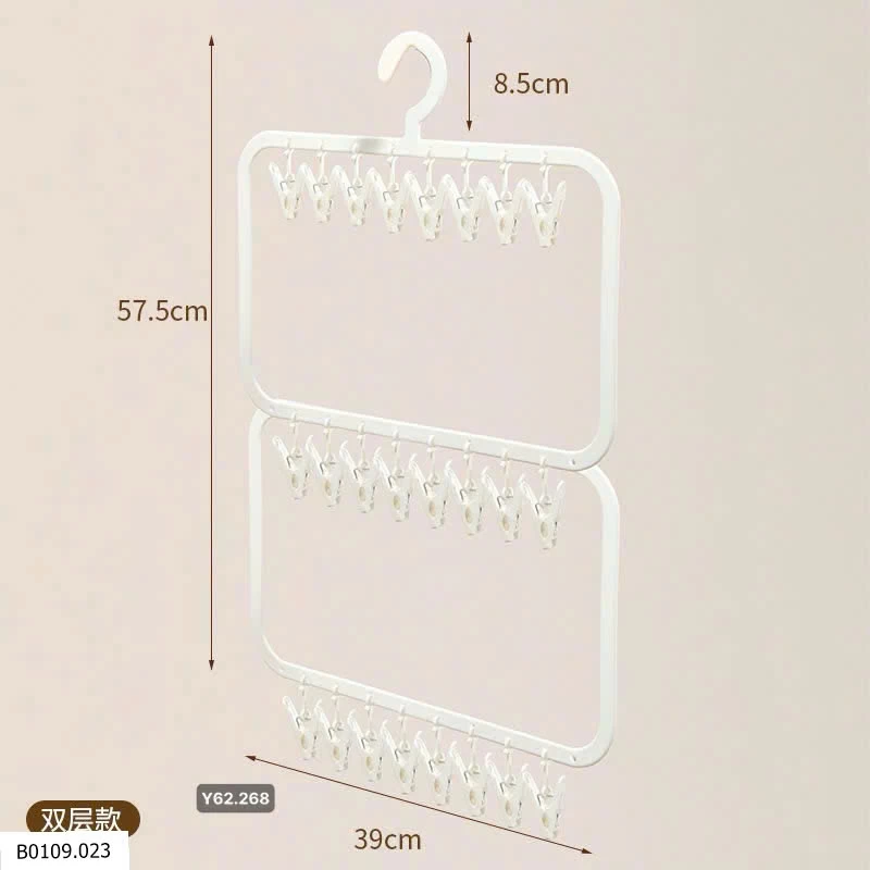MÓC KẸP TREO QUẦN ÁO ĐA NĂNG   Giá sỉ 60k/1 set