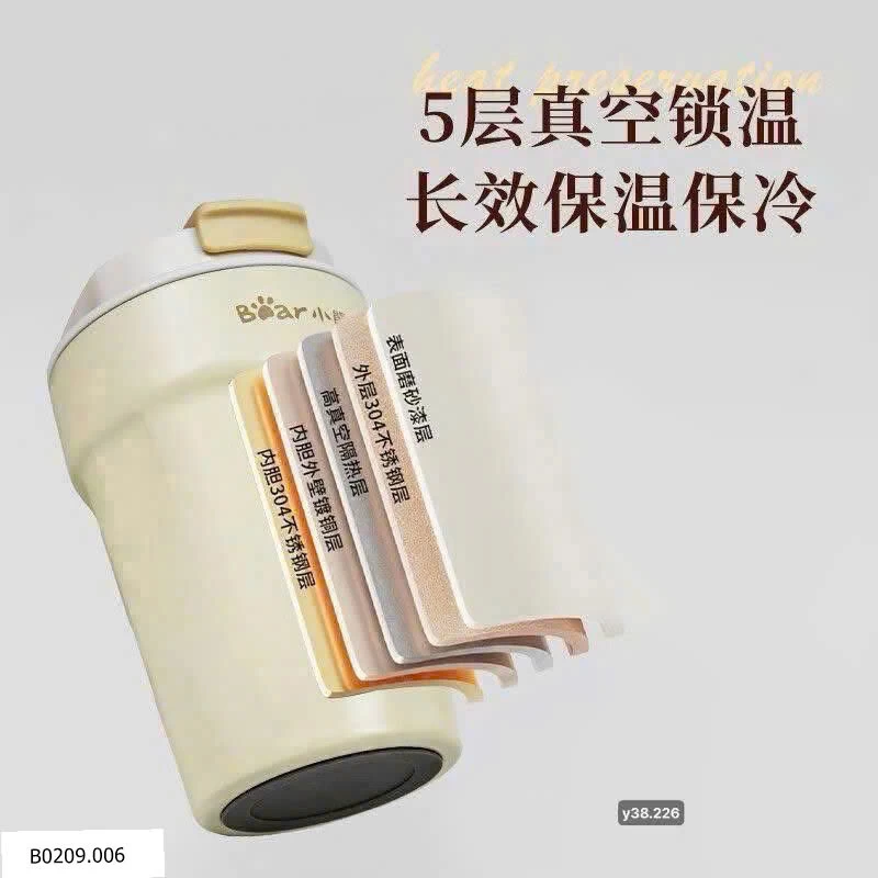 Cốc giữ nhiệt new Bear saleeee Giá sỉ 160k
