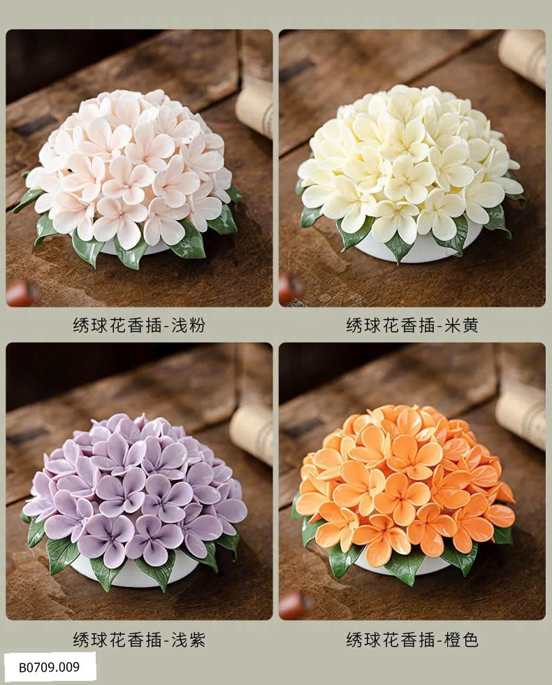 ĐẾ CẮM HƯƠNG HOA CẨM TÚ CẦU   Giá sỉ 197k