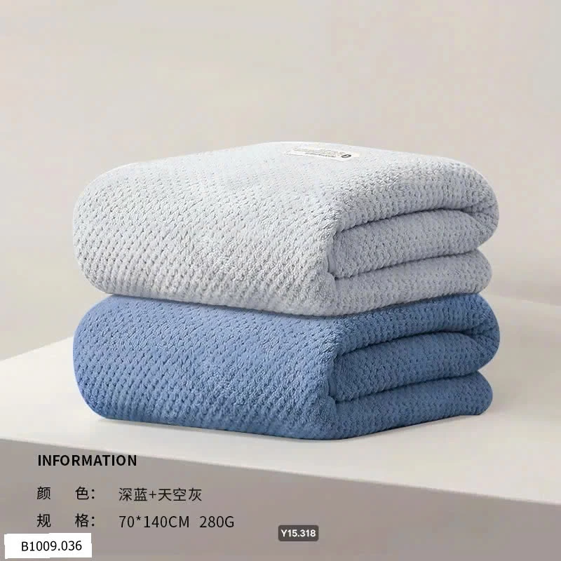 Khăn tắm hãng SANLI  Giá sỉ 145k/1 set 2 chiếc