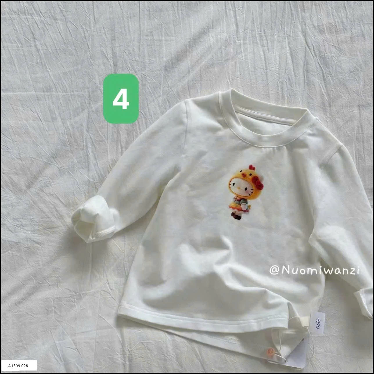 ÁO DÀI TAY HOẠT HÌNH BG Giá sỉ sz 90-120: 91k sz 130-150: 103k 