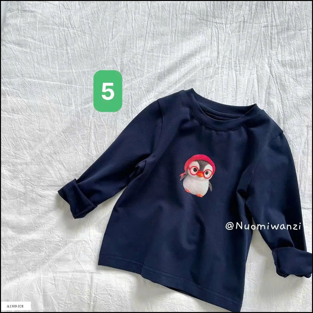 ÁO DÀI TAY HOẠT HÌNH BG Giá sỉ sz 90-120: 91k sz 130-150: 103k 