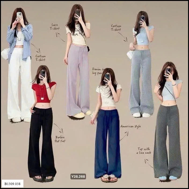 Quần suông cotton  Giá sỉ 115k