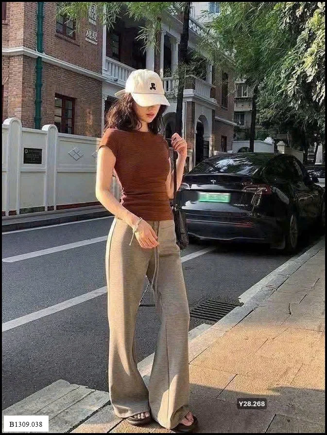 Quần suông cotton  Giá sỉ 115k