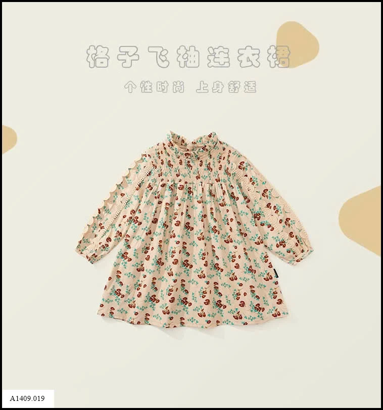 ĐẦM THU XINH CHO BÉ PREMIUM Giá sỉ 127k