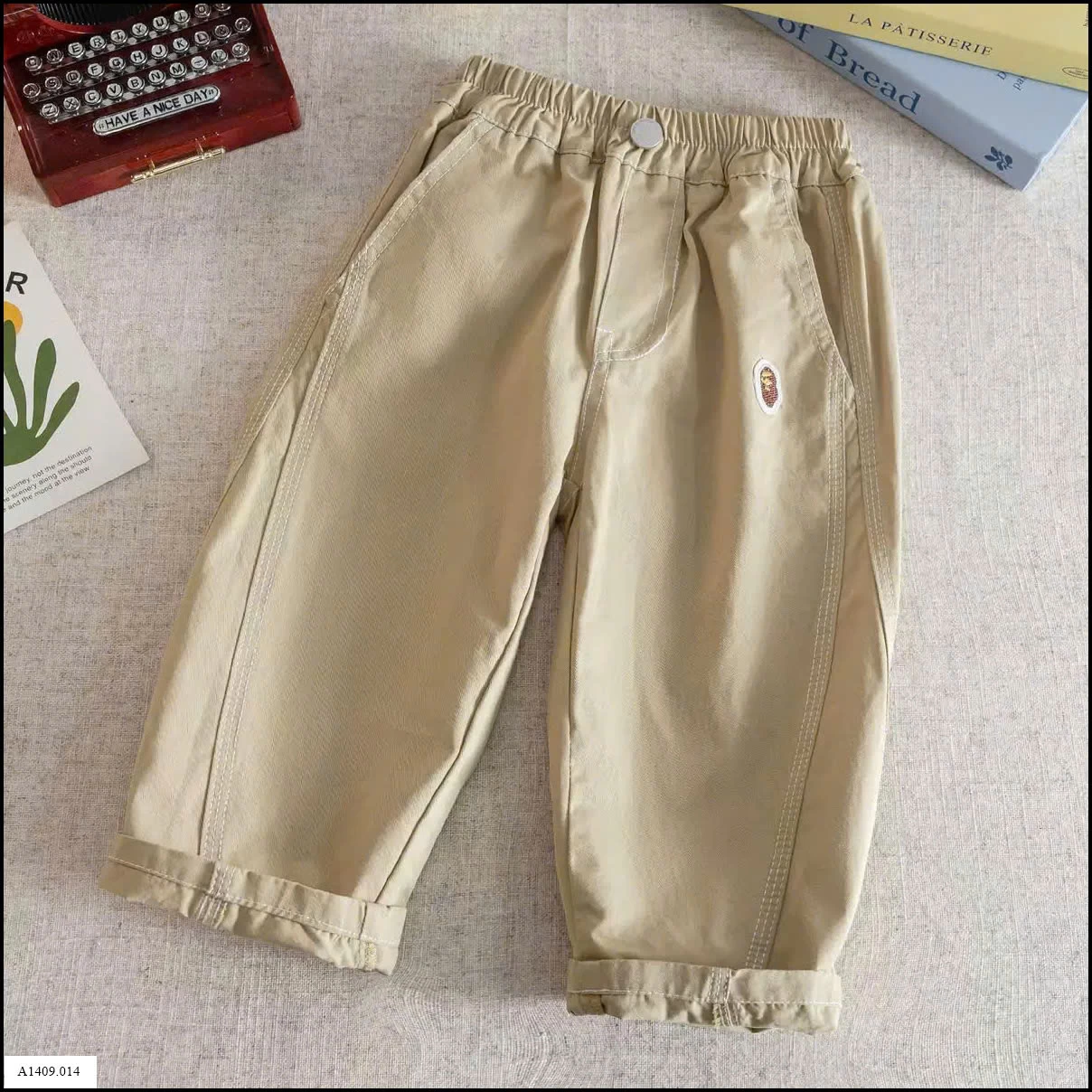 QUẦN JEAN LƯNG CHUN CHO  BÉ TRAI Giá sỉ 127k