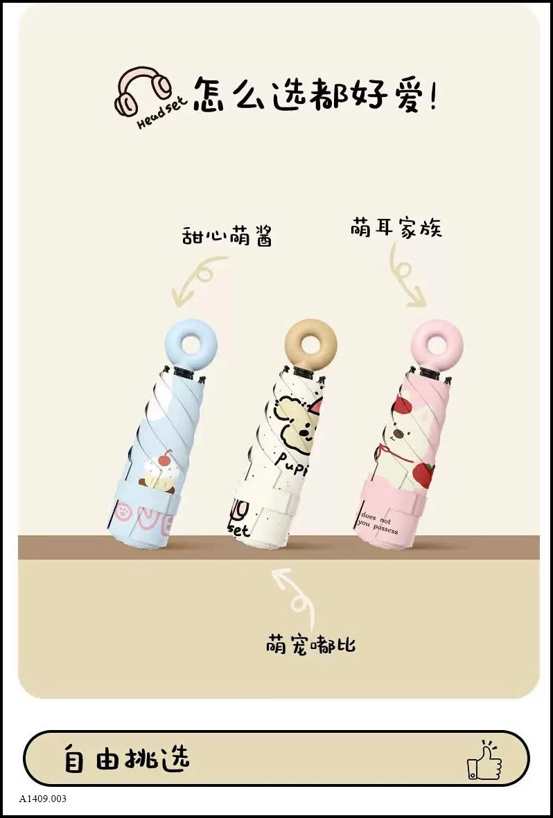Siêu phẩm ô gấp mini  Giá sỉ 108k