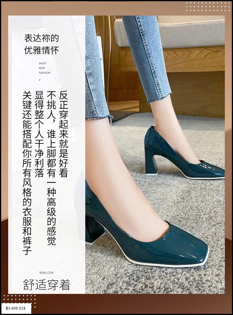 GIÀY CÔNG SỞ MŨI VUÔNG Giá sỉ 154k