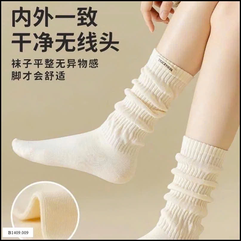 SET 6Đ TẤT ỐNG DÀI  Giá sỉ 59k/1 set 6đ mix màu