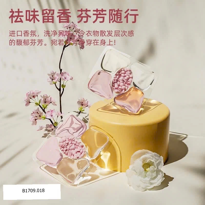 VIÊN GIẶT NƯỚC HOA HƯƠNG HOA HỒNG   Giá sỉ 125k