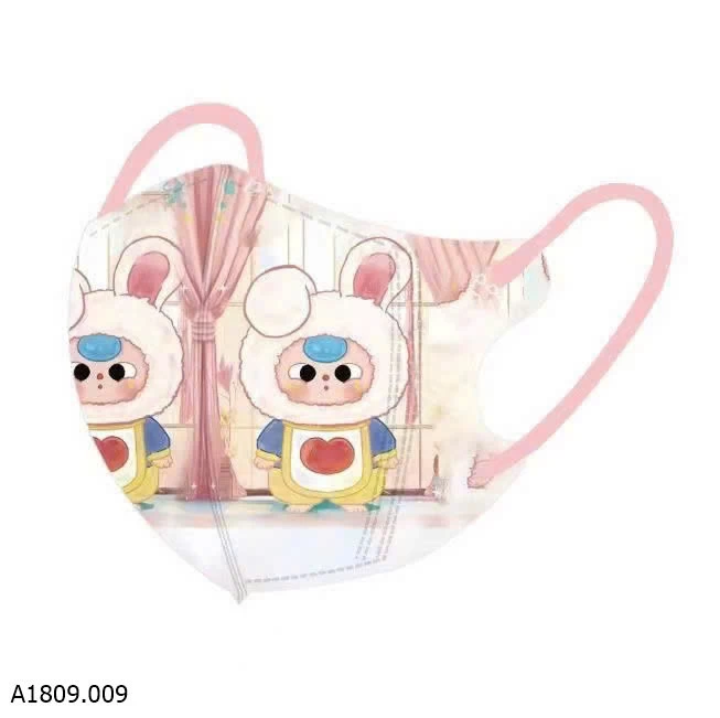 SET 50c KHẨU TRANG BABY THREE VA CAPYBARA CHO BÉ  Giá sỉ 55k/1 set 50c mix hình hoặc 1 mẫu