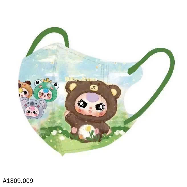SET 50c KHẨU TRANG BABY THREE VA CAPYBARA CHO BÉ  Giá sỉ 55k/1 set 50c mix hình hoặc 1 mẫu