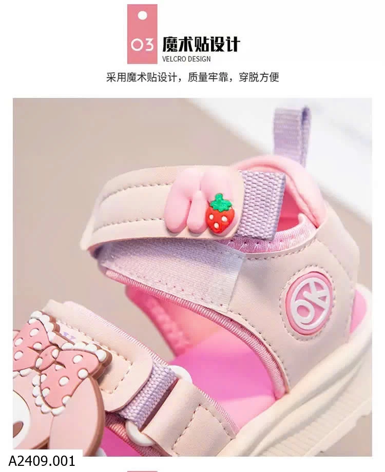 SANDAL KUROMI CHO BÉ   Giá sỉ 127k
