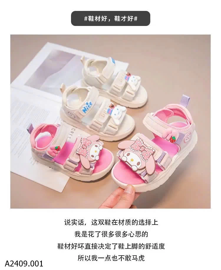SANDAL KUROMI CHO BÉ   Giá sỉ 127k