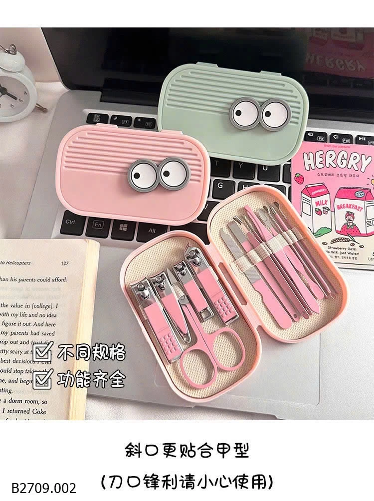 BỘ 14 MÓN BẤM MÓNG TAY   Giá sỉ 40k
