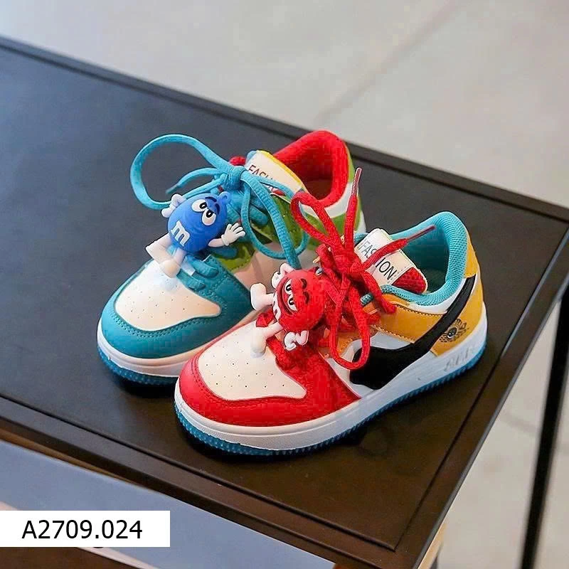 GIÀY THỂ THAO PHỐI MÀU CÁ TÍNH CHO BÉ   Giá sỉ 145ka